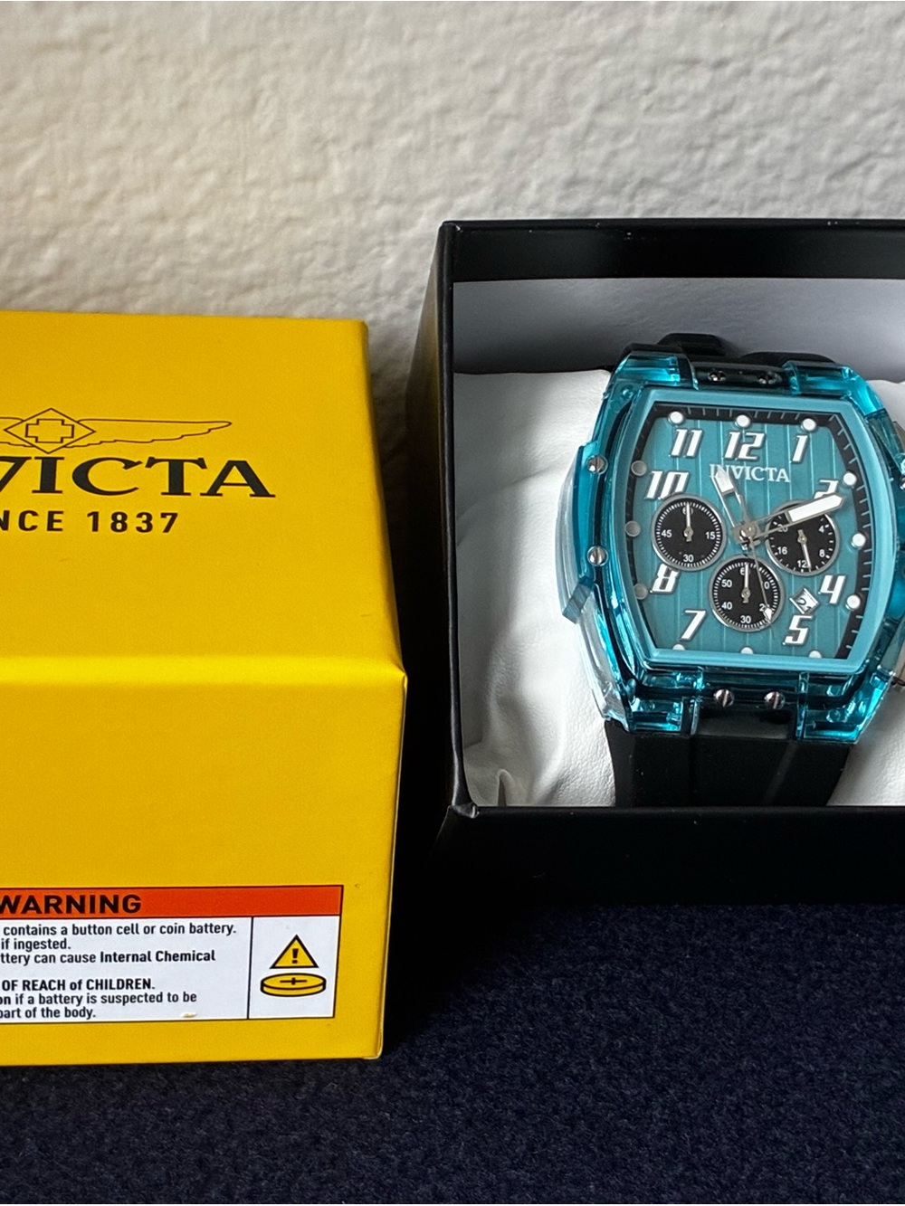 Invicta S1 Rally Kinesia Anatomic Men’s Watch 47mm Blue